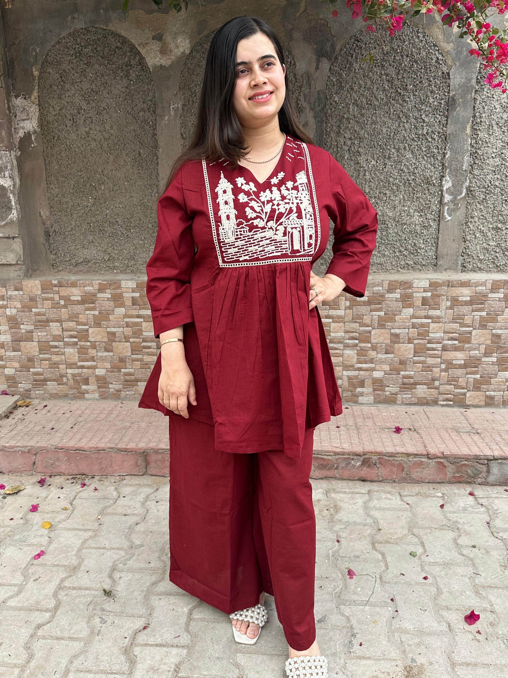 Premium Cotton Cord Sets For Women - Vijay Laxmi