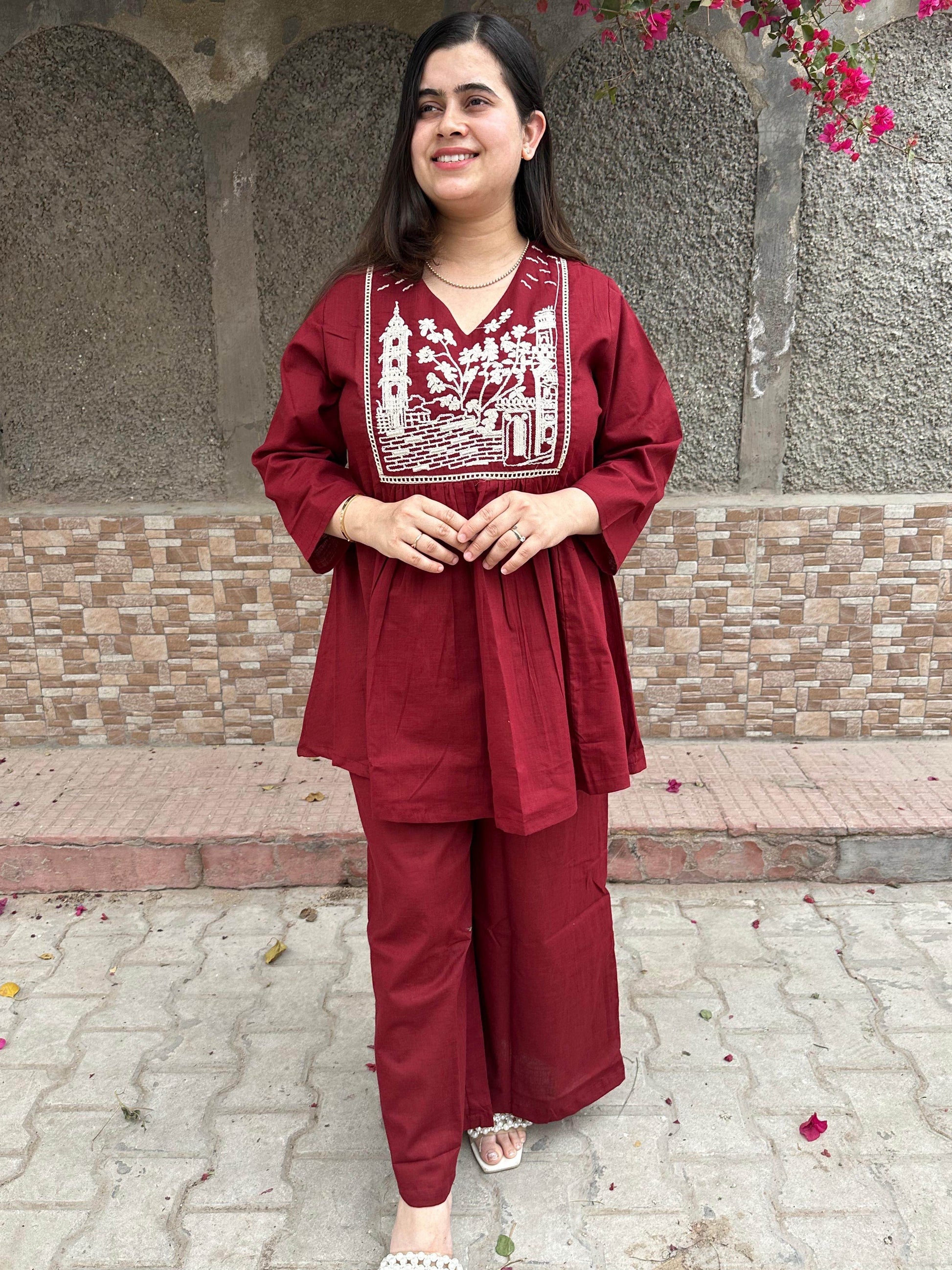 Premium Cotton Cord Sets For Women - Vijay Laxmi