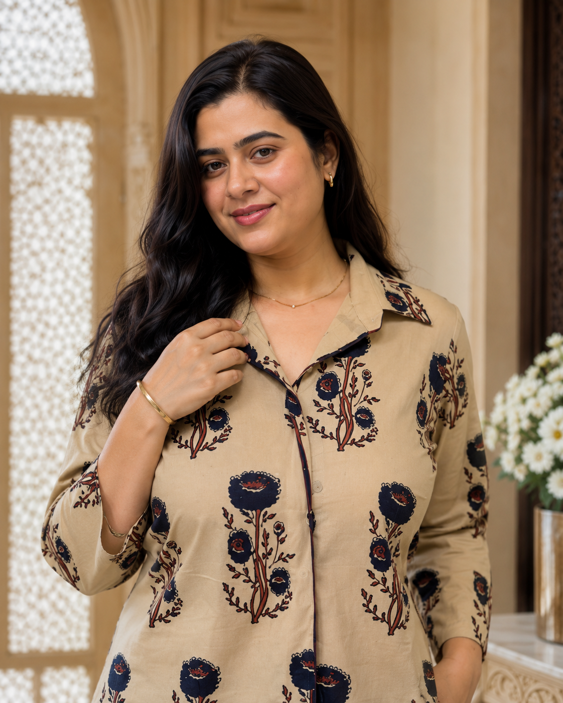 Noor Premium cotton night wear cord set