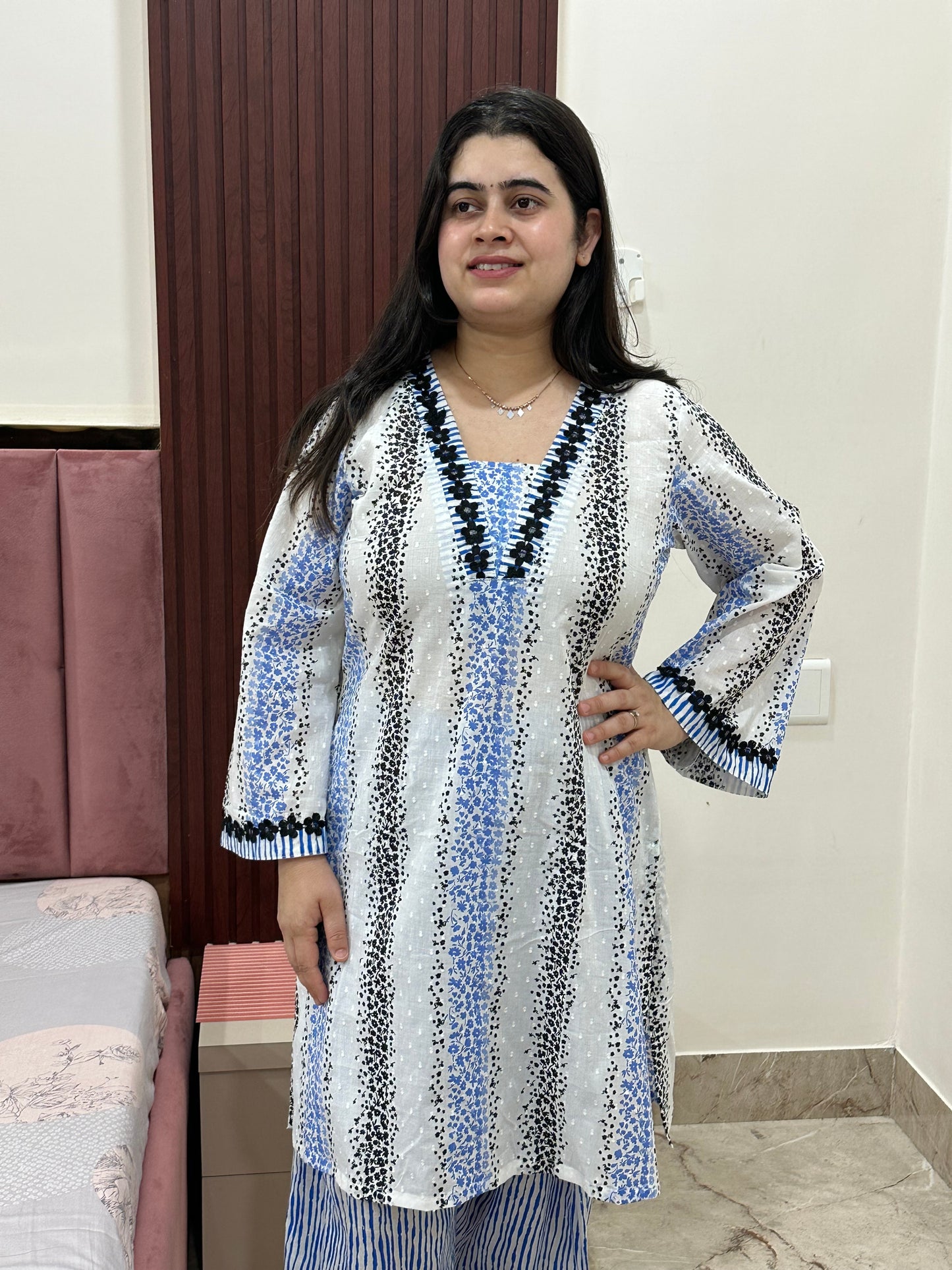 Jasmine Farshi Salwar Suit white