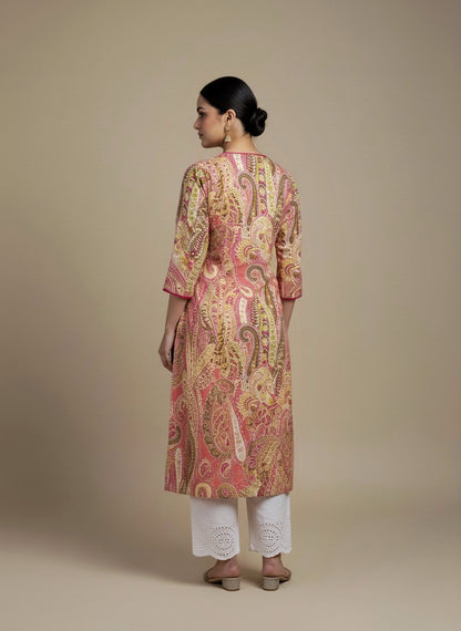 Airy Cotton Kurti for women kalamkari