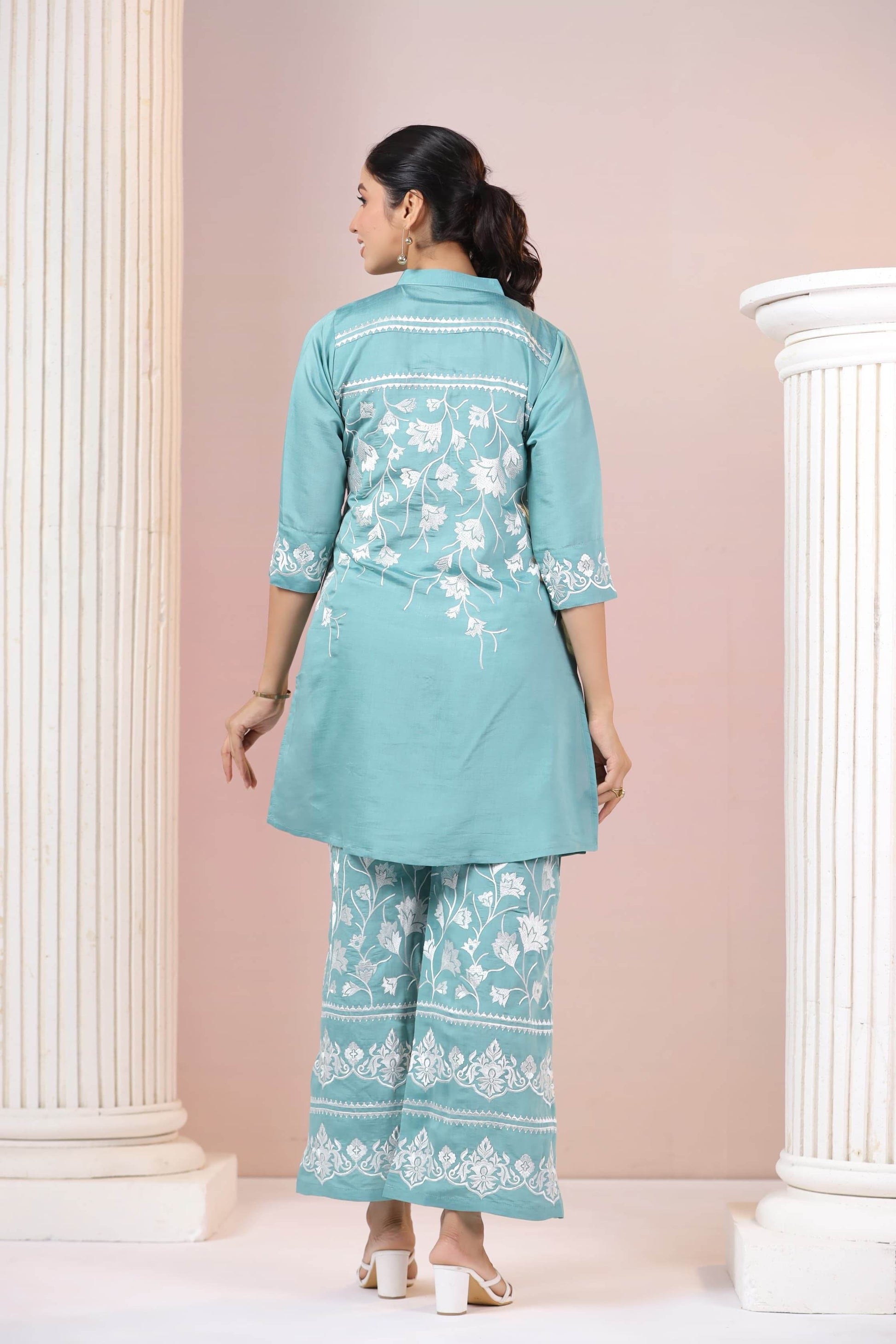 Premium Cotton Cord Set For Women - Vijay Laxmi