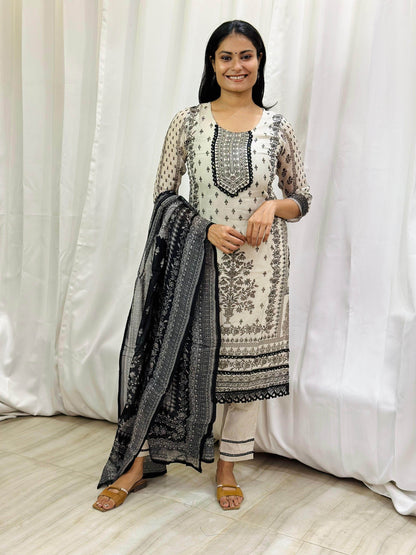 Modal Silk suit For Women - Vijay Laxmi