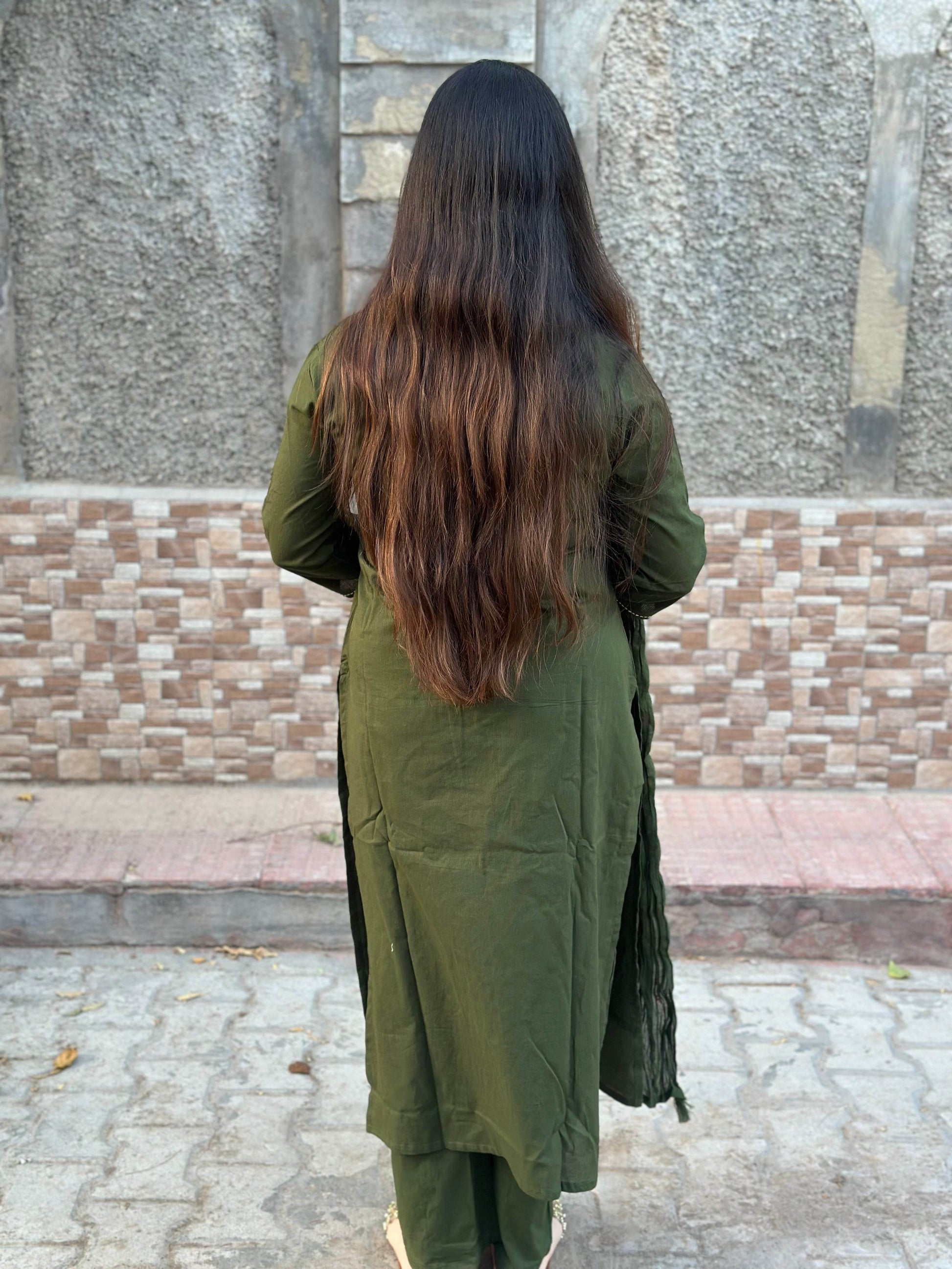 Cotton kurta set for women with dupatta - Vijay Laxmi