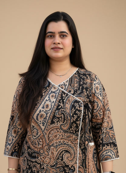 Short Cotton tunics for women Black