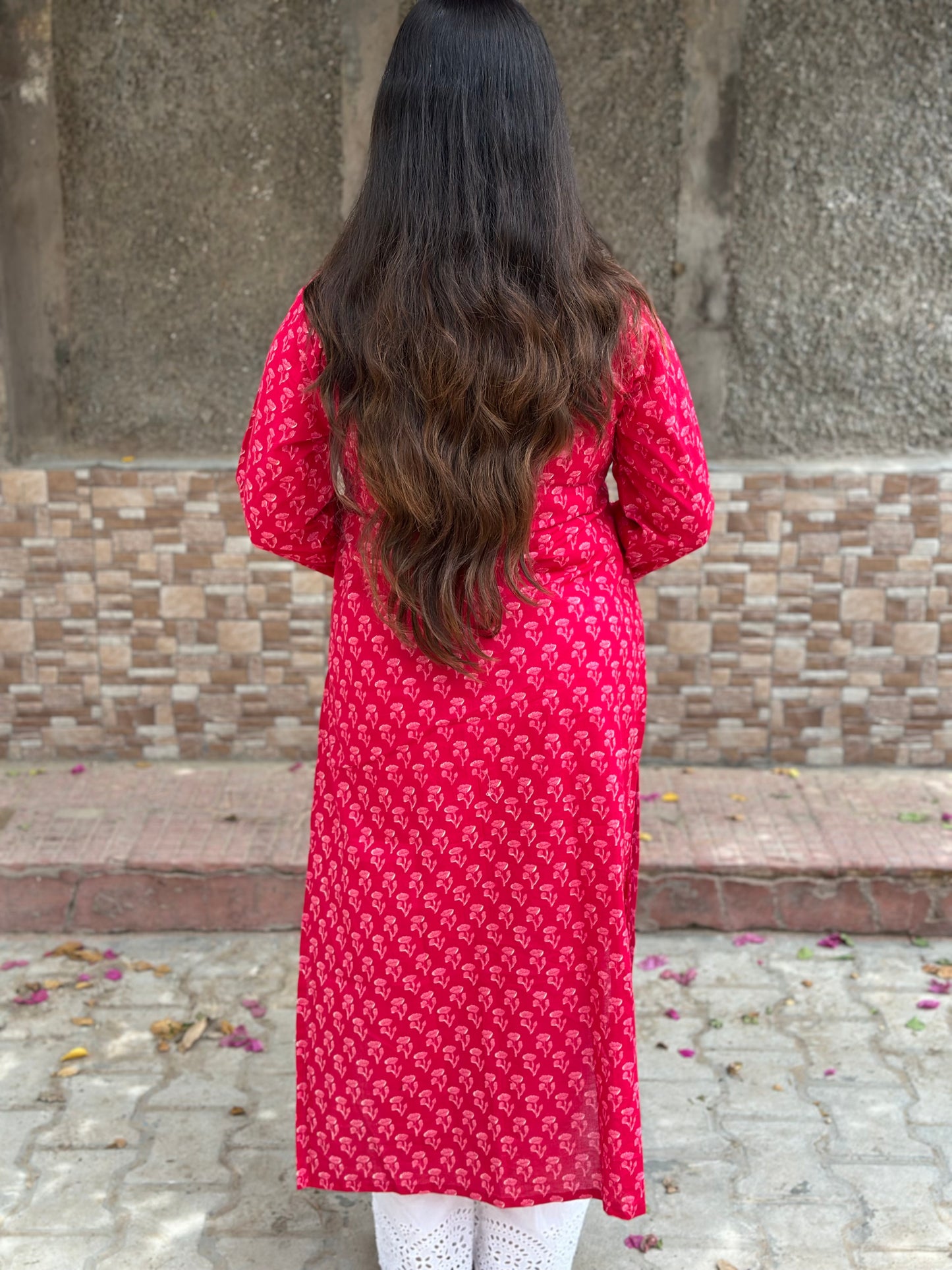 Airy Cotton Kurti kalamkari