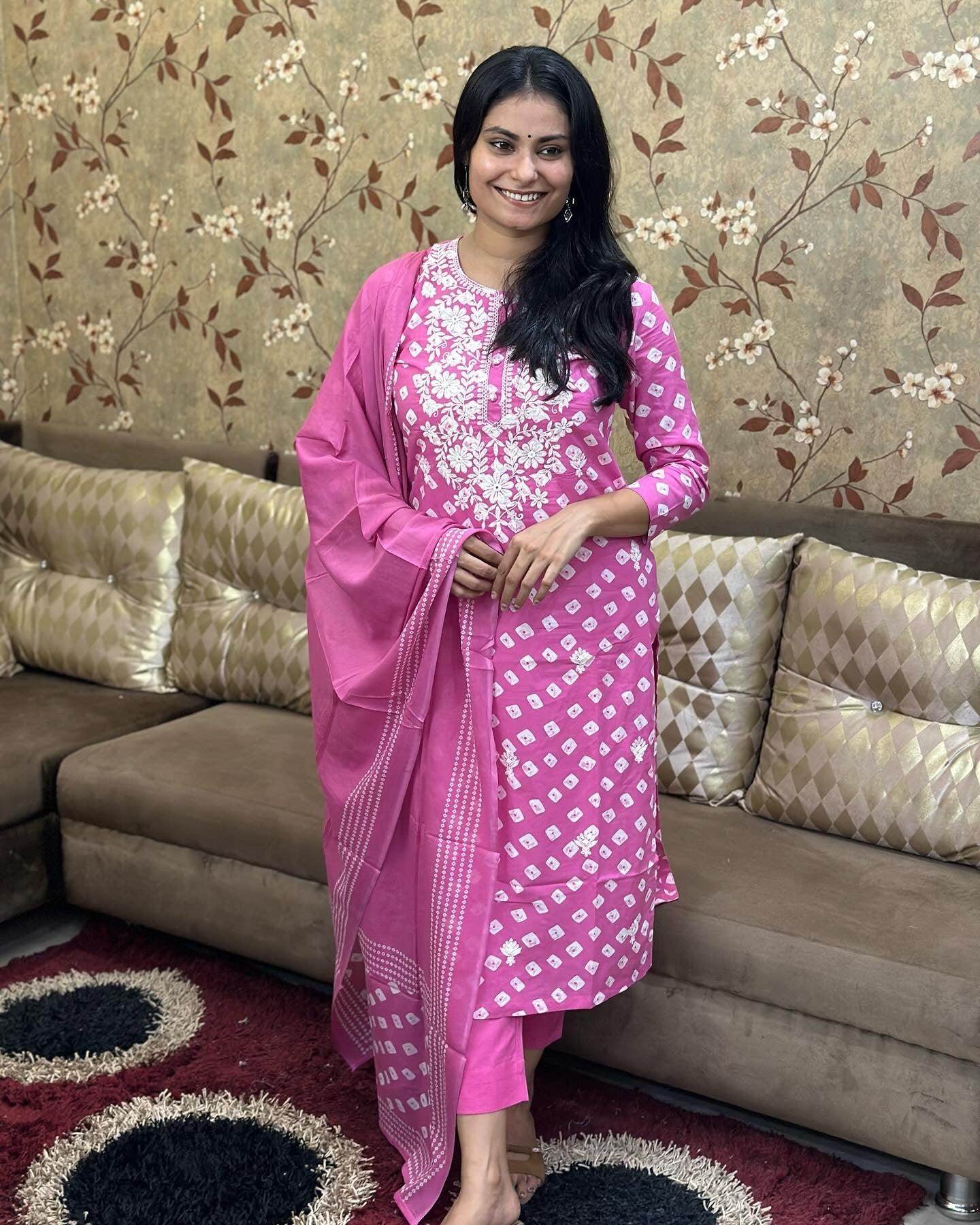 Premium Cotton Suit For Women - Vijay Laxmi