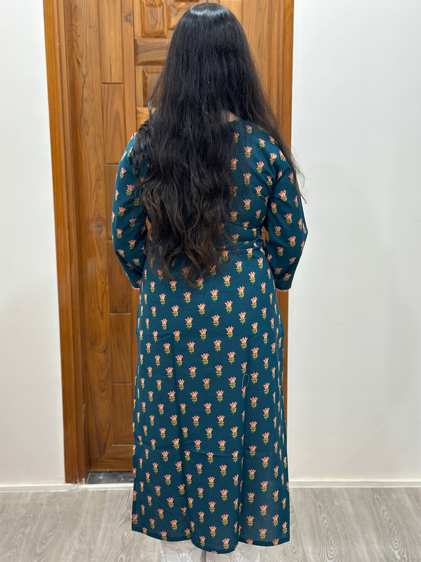 Gulmohar Cotton kurti for women floral