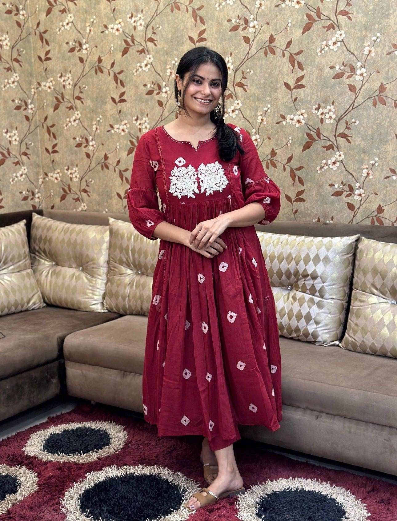 Premium Cotton Kurta Set For Women GRC - Vijay Laxmi