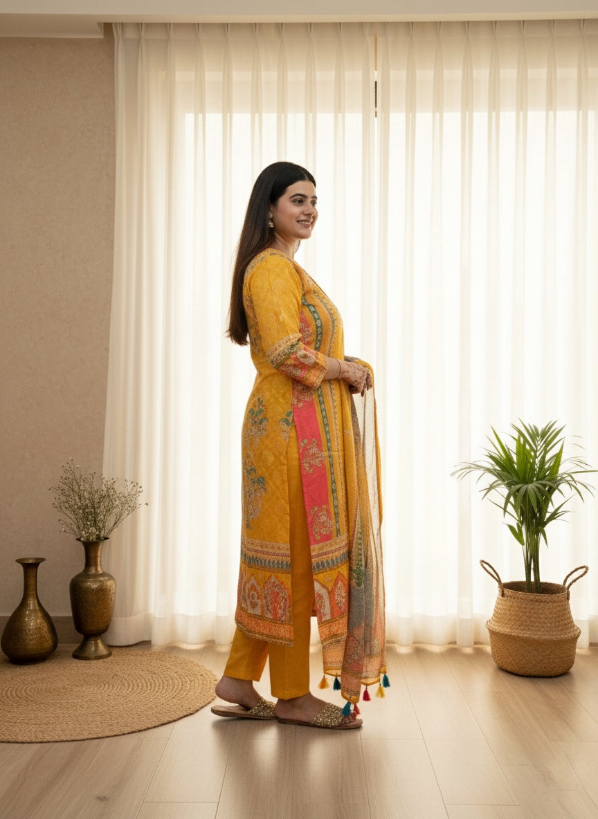 Modal Silk Suit For Women
