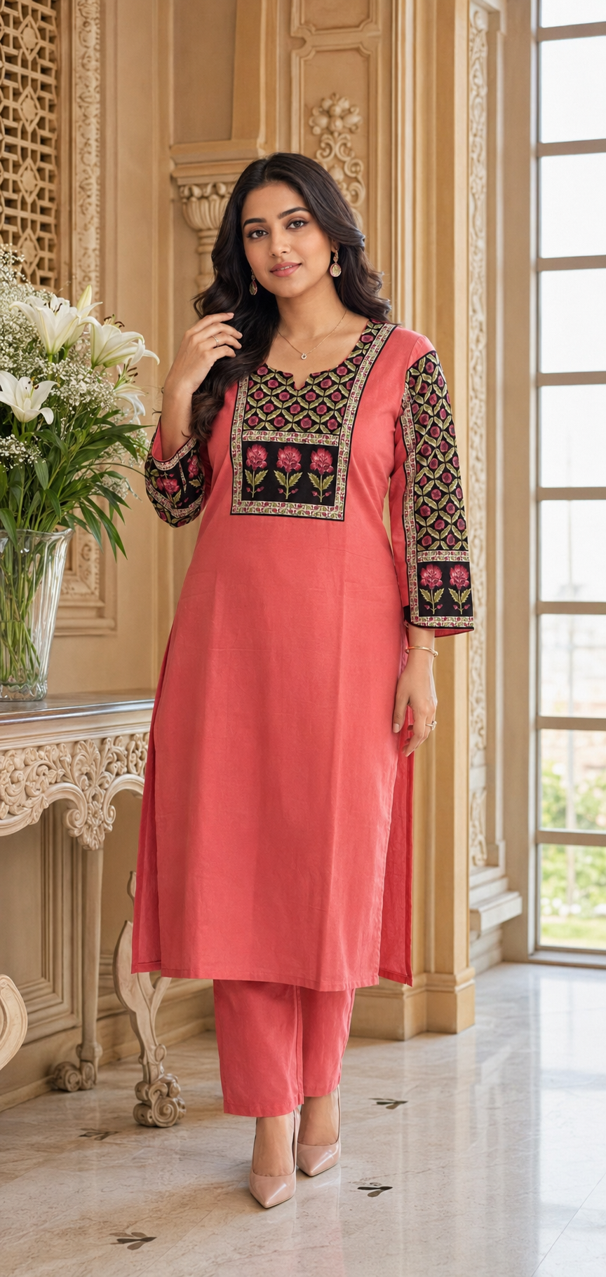 Ada pure cotton kurti for women