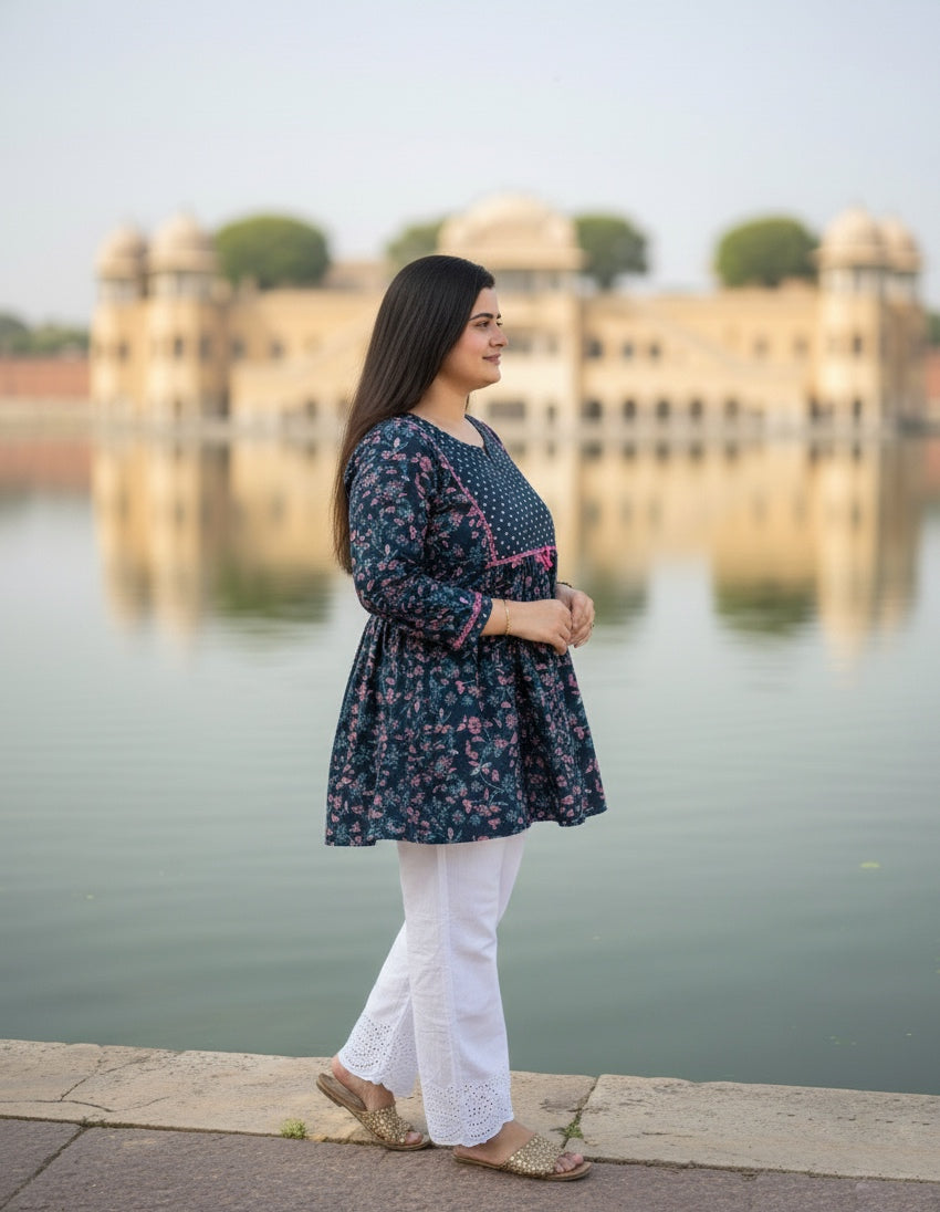Short Cotton tunics for women