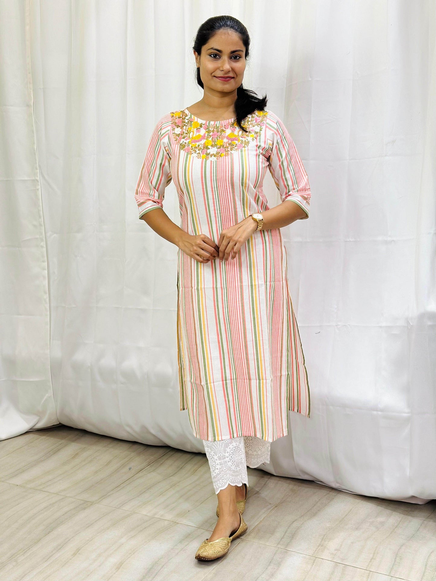 Premium Cotton Kurti - Vijay Laxmi