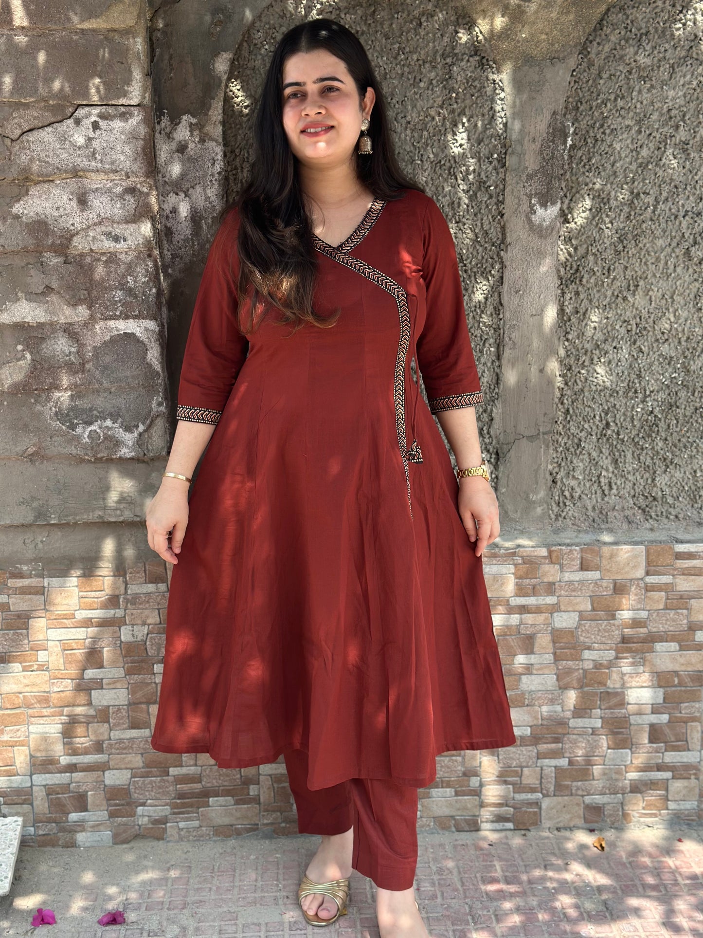 Comfortable Anarkali Cotton Kurti with lining