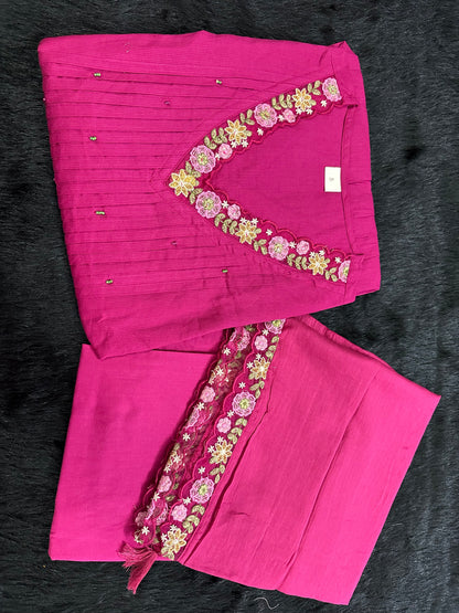 Luxury Soft Cotton kurta set for women with dupatta