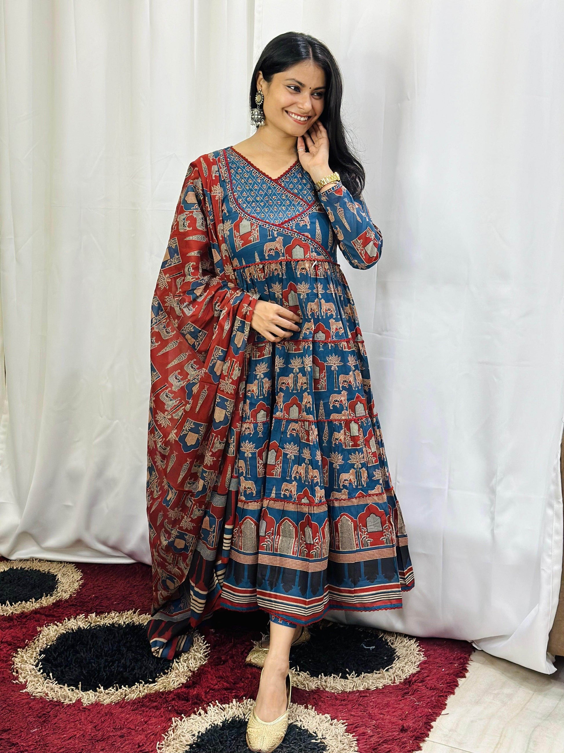 Cotton Suit Set - Vijay Laxmi