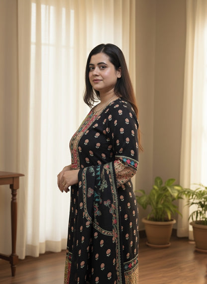 Crepe Silk Suit Set for Women