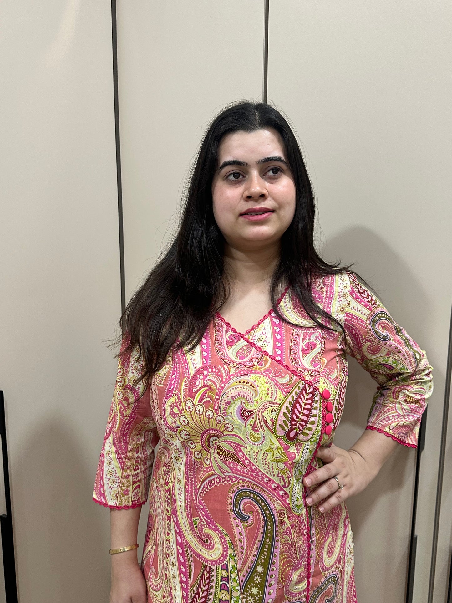 Airy Cotton Kurti for women kalamkari