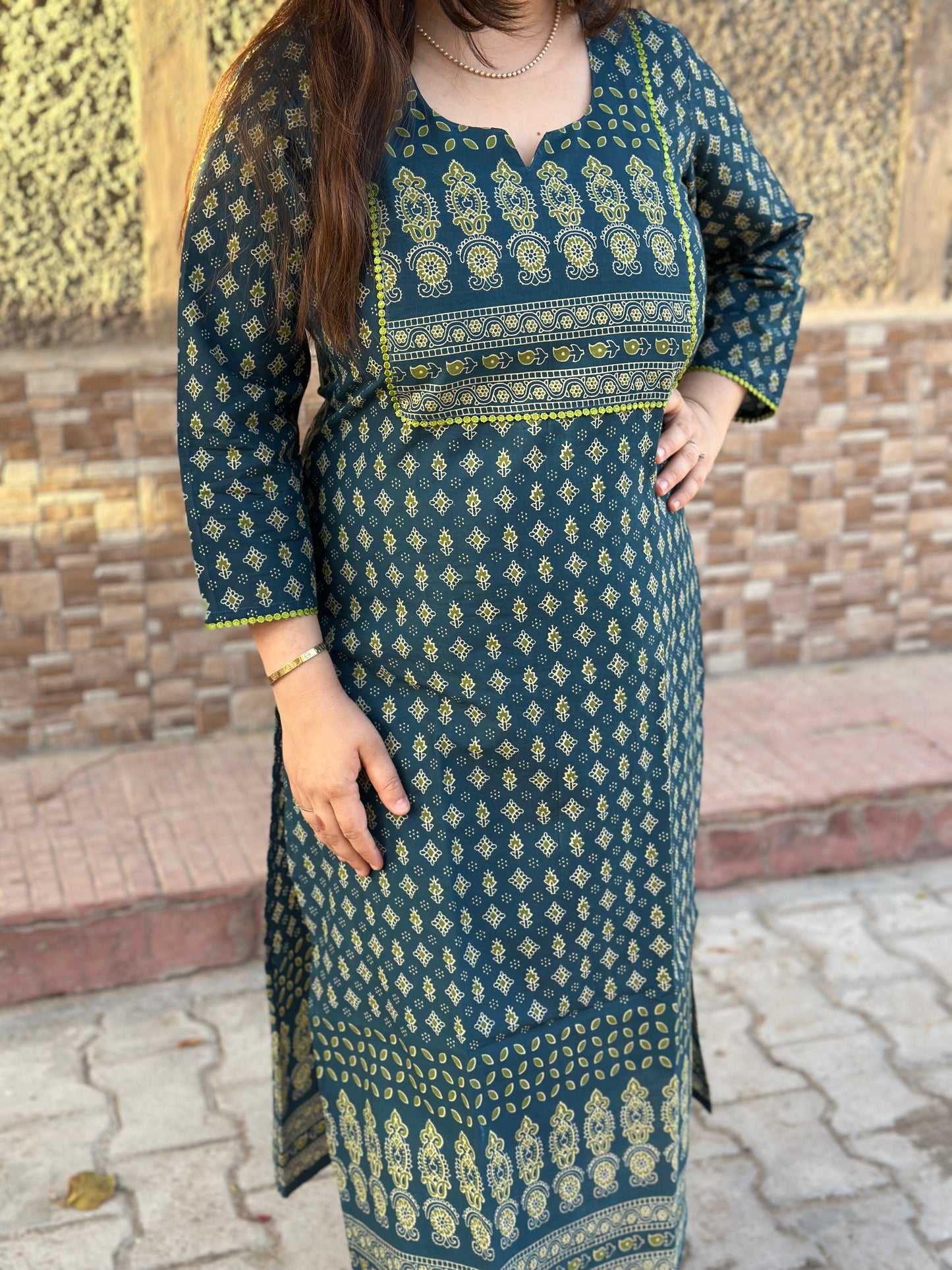 Airy Cotton Arjakh Kurti for women
