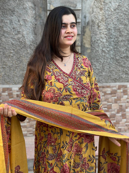 Premium Cotton Anarkali Suit For Women - Vijay Laxmi