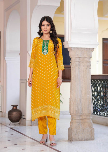Soft Crepe Silk Suit For Women - Vijay Laxmi