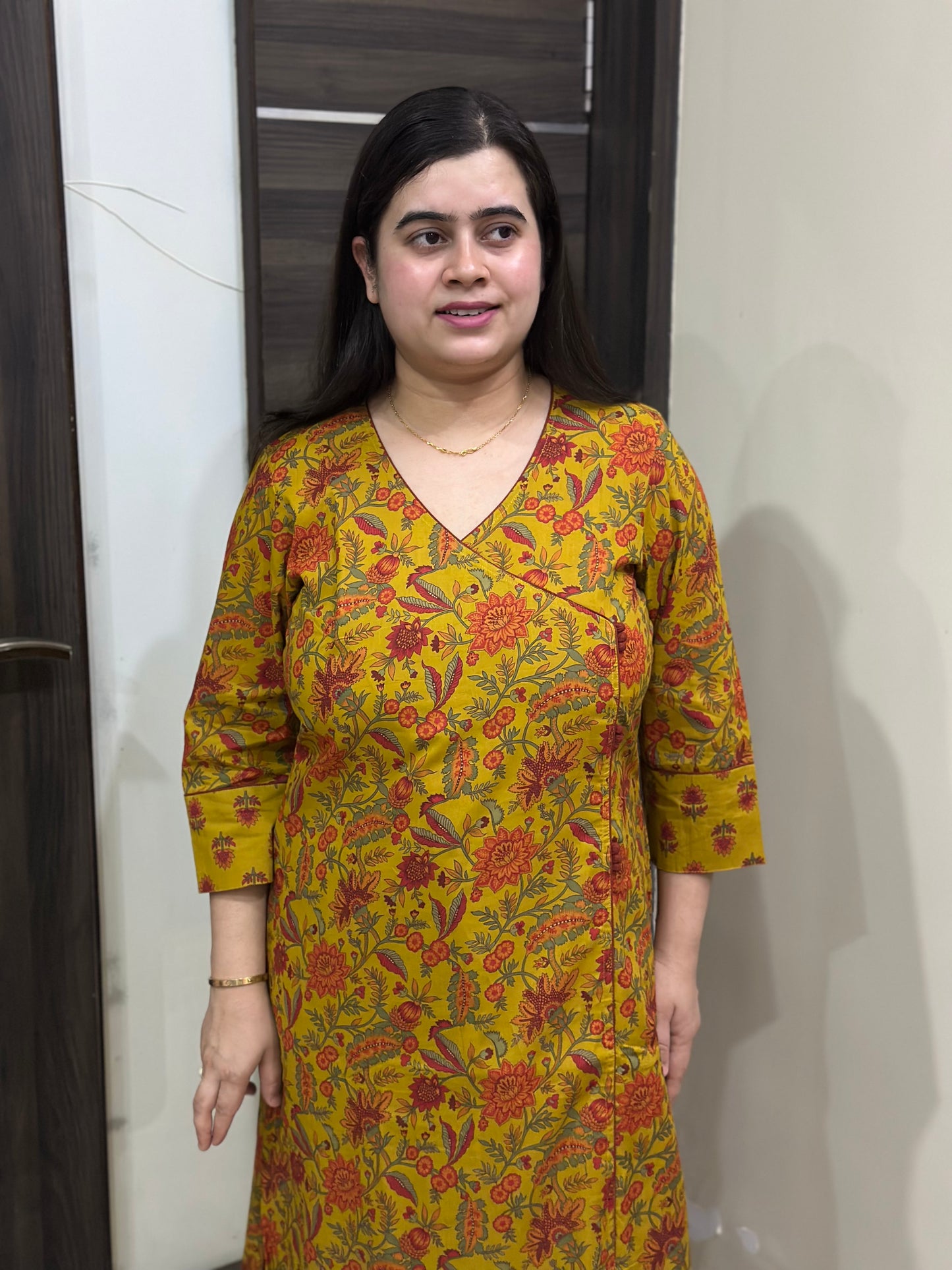 Mehar premium cotton Kurta & Pant mustard