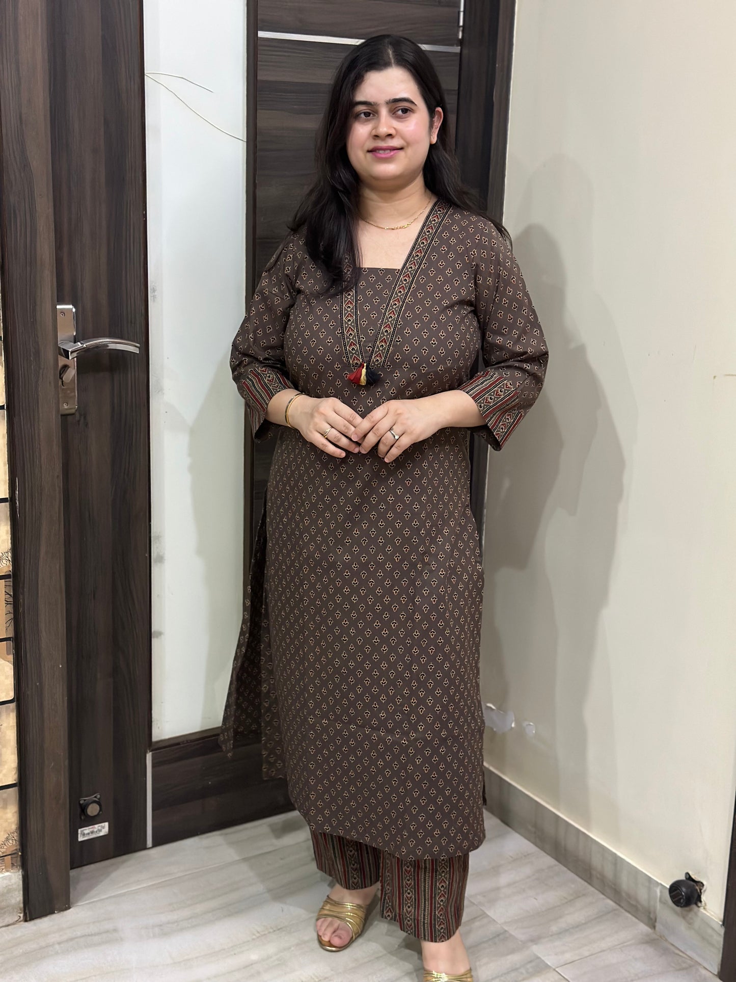 Ruhani Cotton kurta set for women dabu