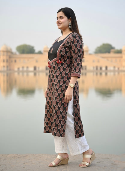 Airy cotton kurti for women
