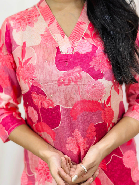 Muslin Suit For Women - Vijay Laxmi