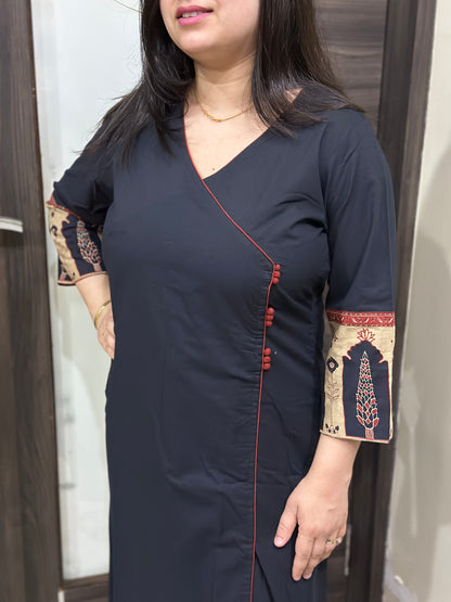 Mehar premium cotton Kurta & Pant Black