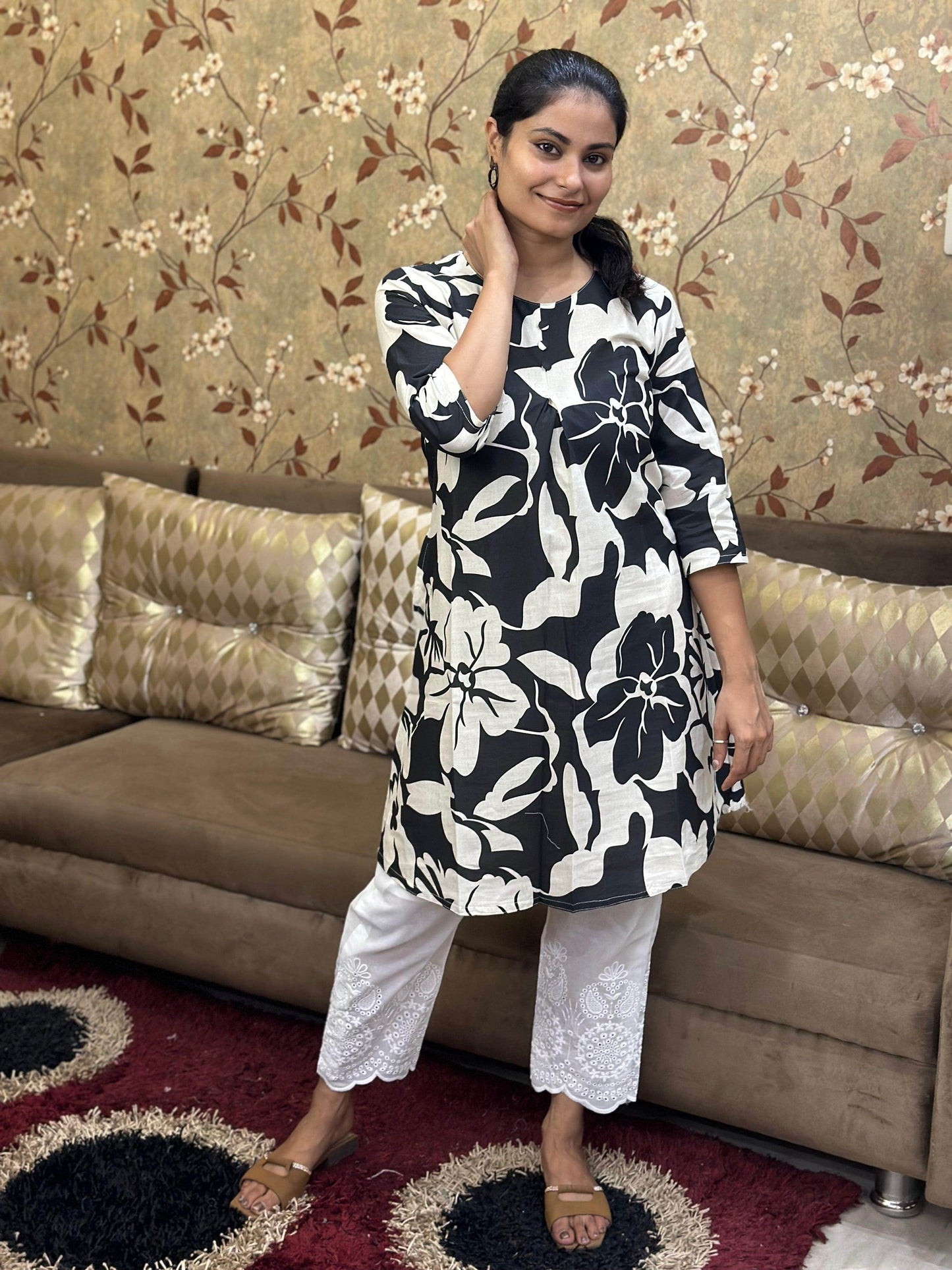 Cotton Kurti For Women - Vijay Laxmi