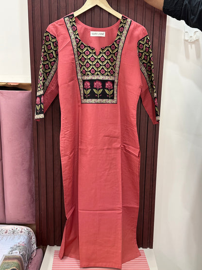 Ada pure cotton kurti for women