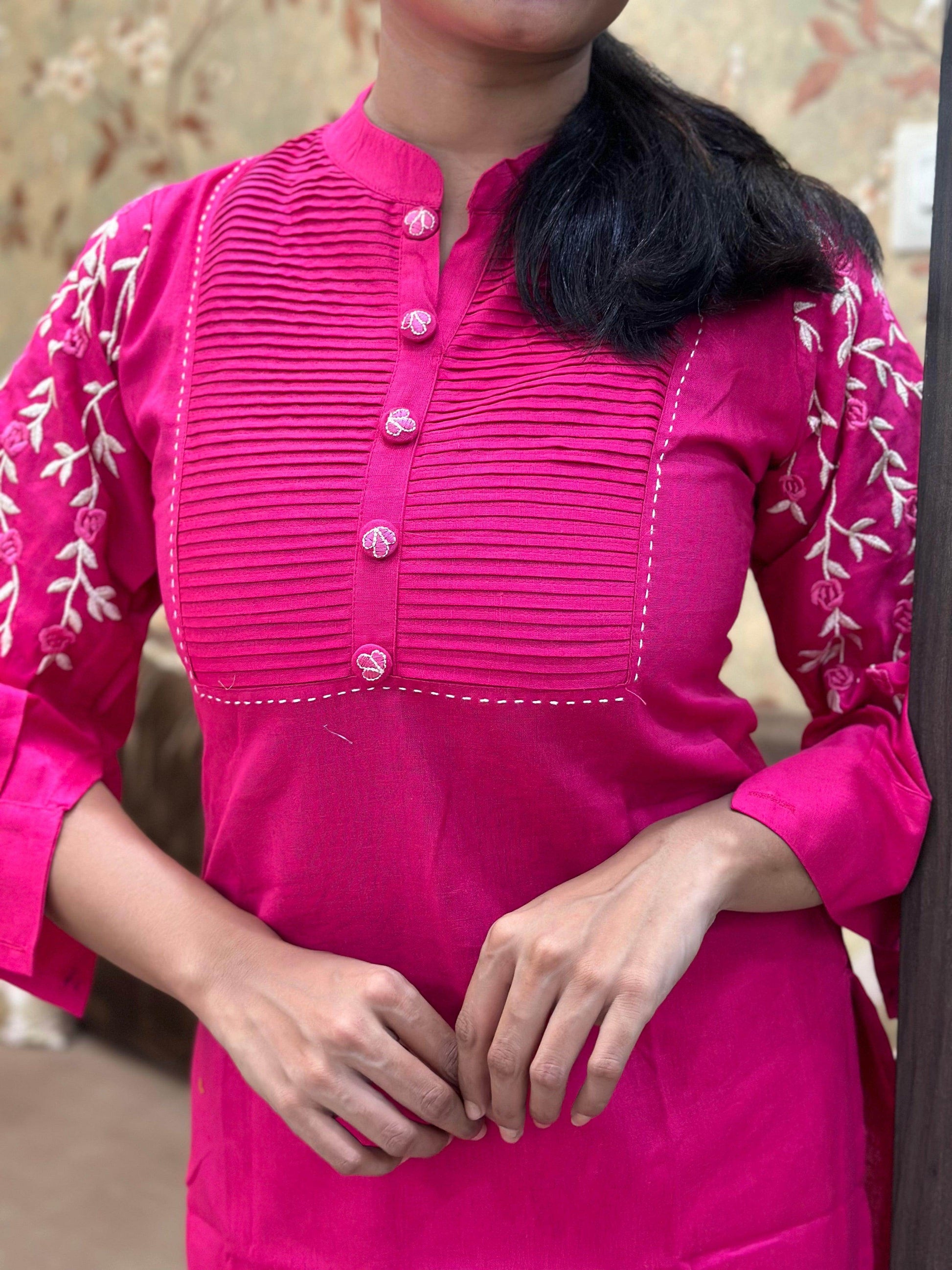 Premium Cotton Kurta Set For Women - Vijay Laxmi