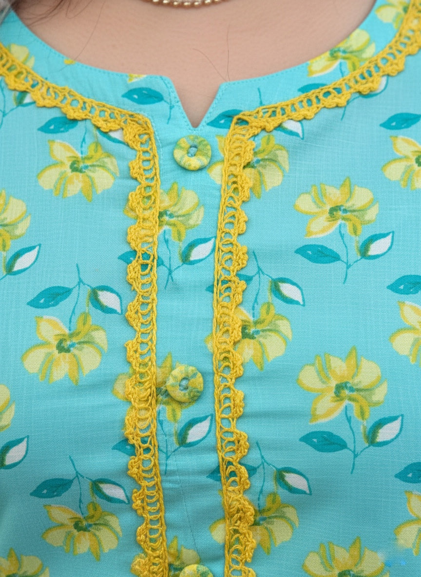 Airy Cotton Kurti for women