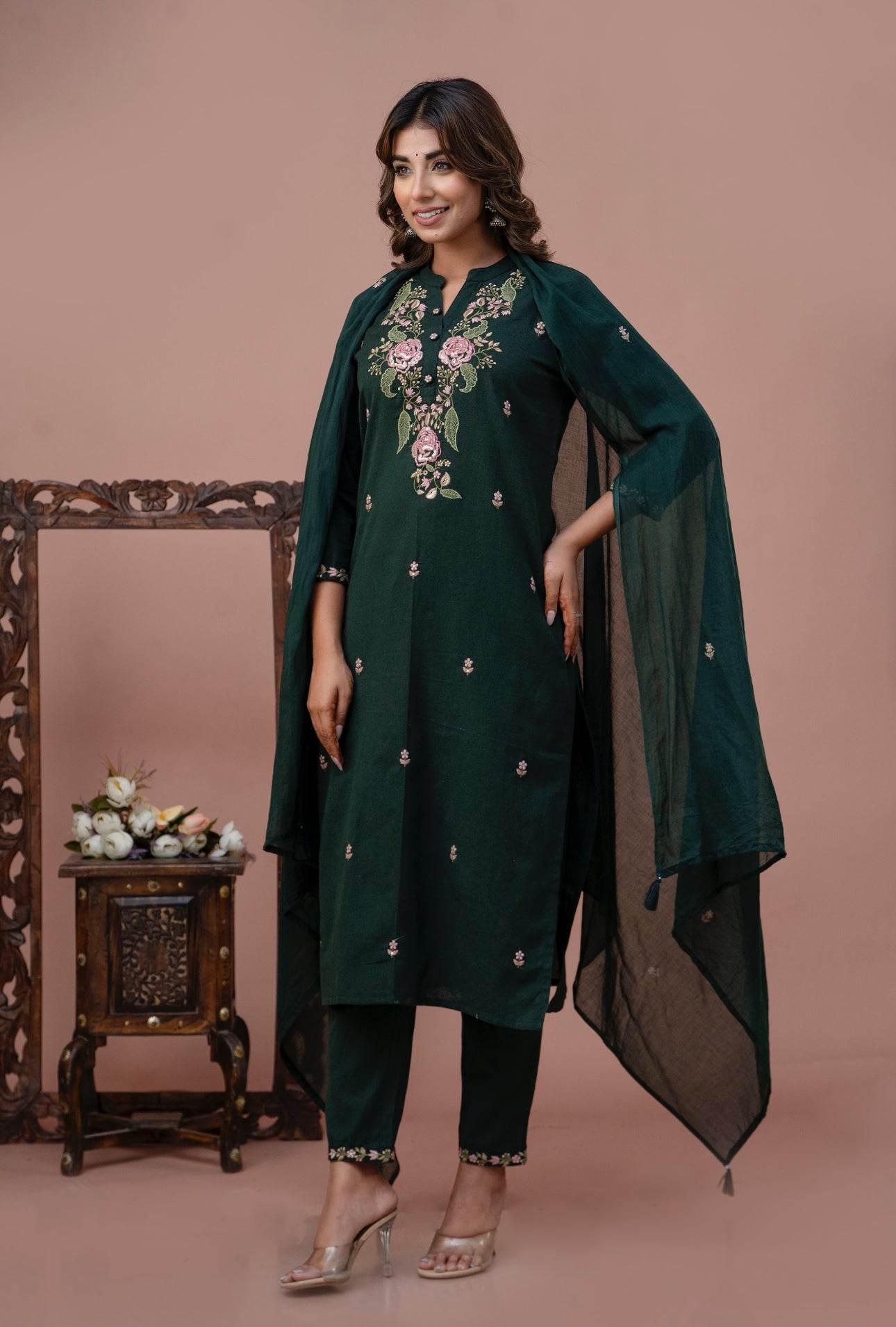 Premium Cotton Suit For Women Ban - Vijay Laxmi