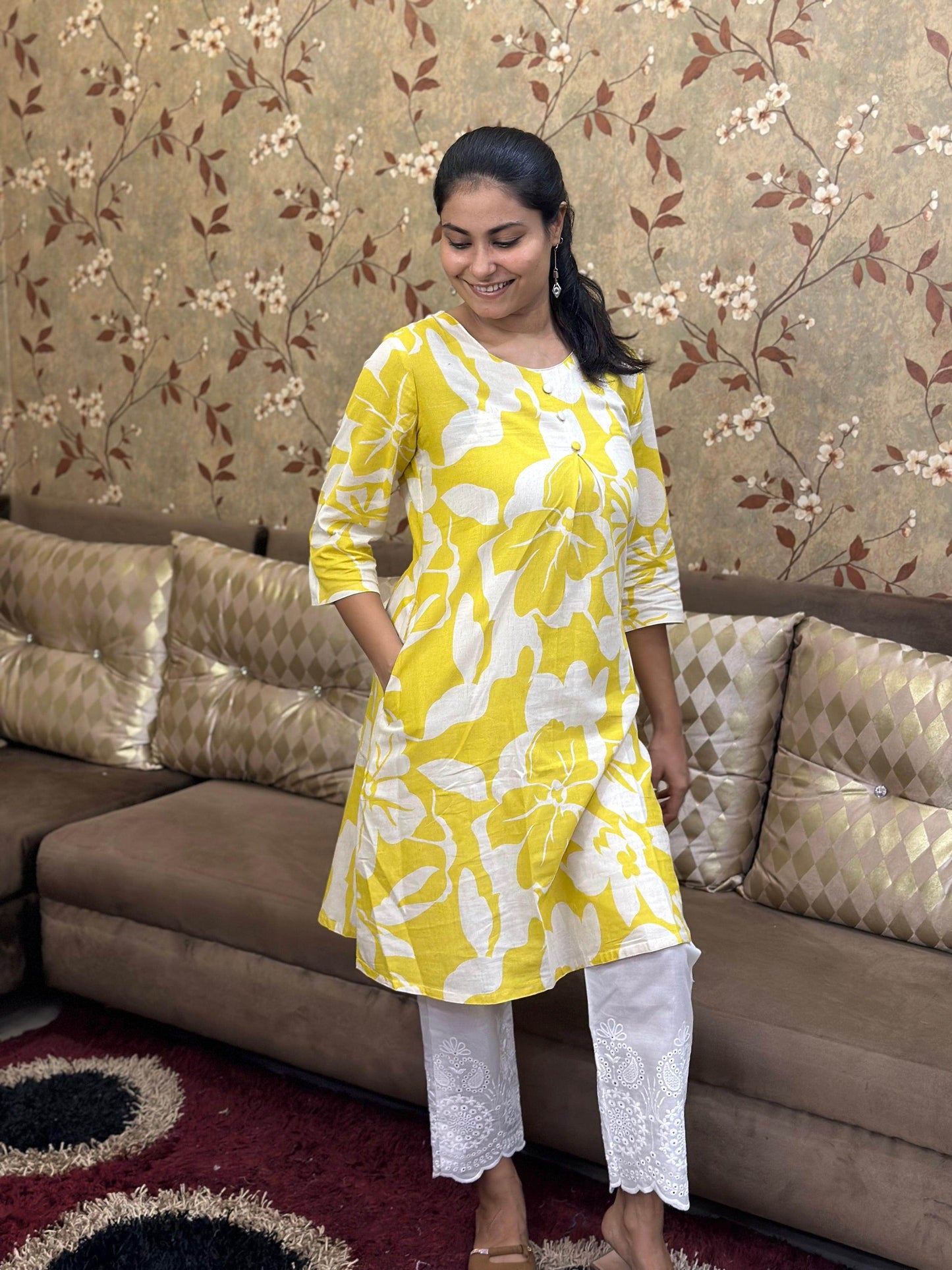 Cotton Kurti For Women - Vijay Laxmi