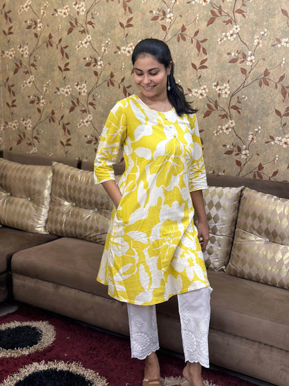 Cotton Kurti For Women - Vijay Laxmi