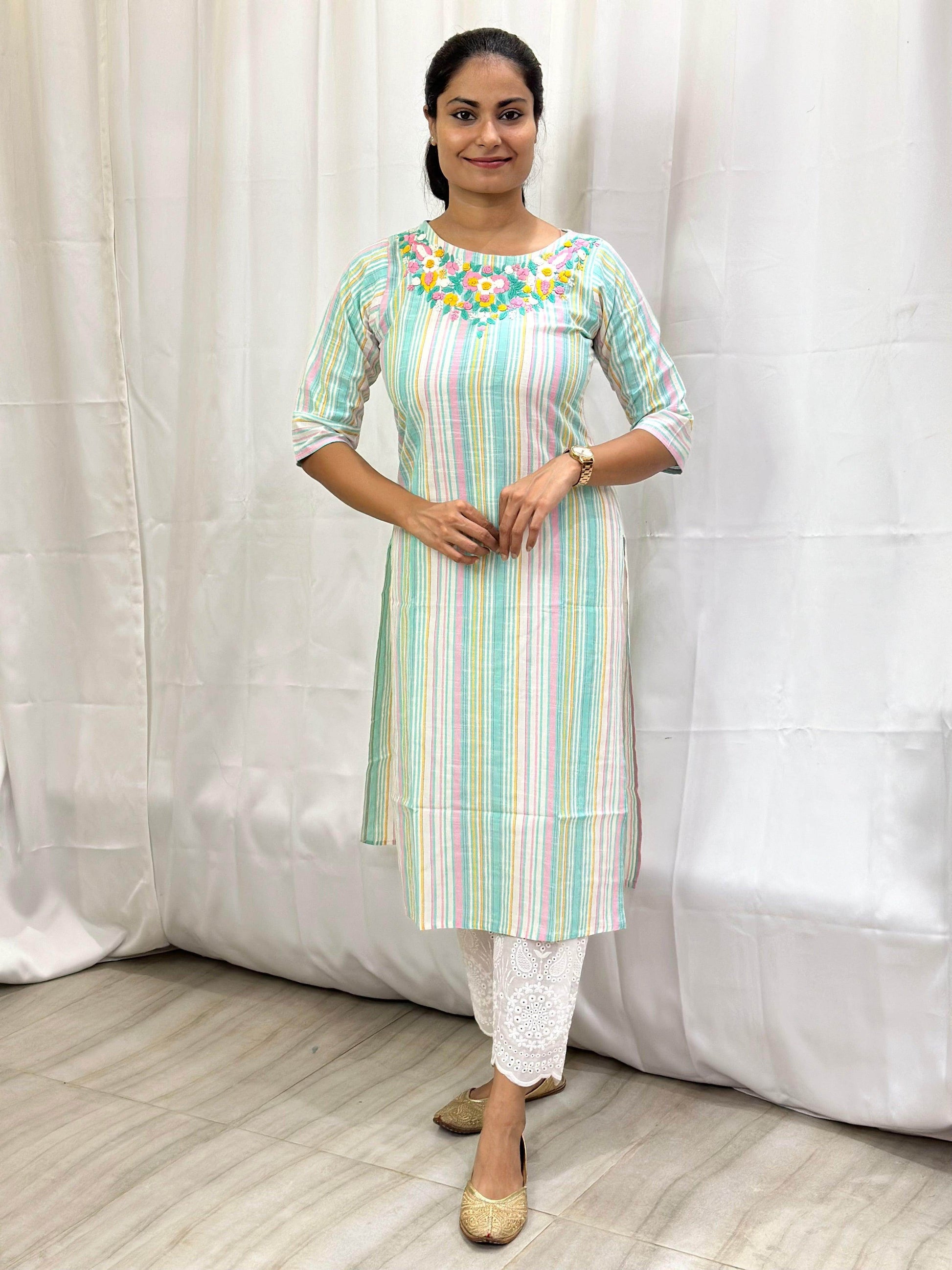 Premium Cotton Kurti - Vijay Laxmi