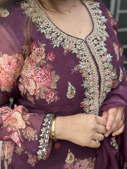 Soft Chanderi Silk Suit For Women - Vijay Laxmi