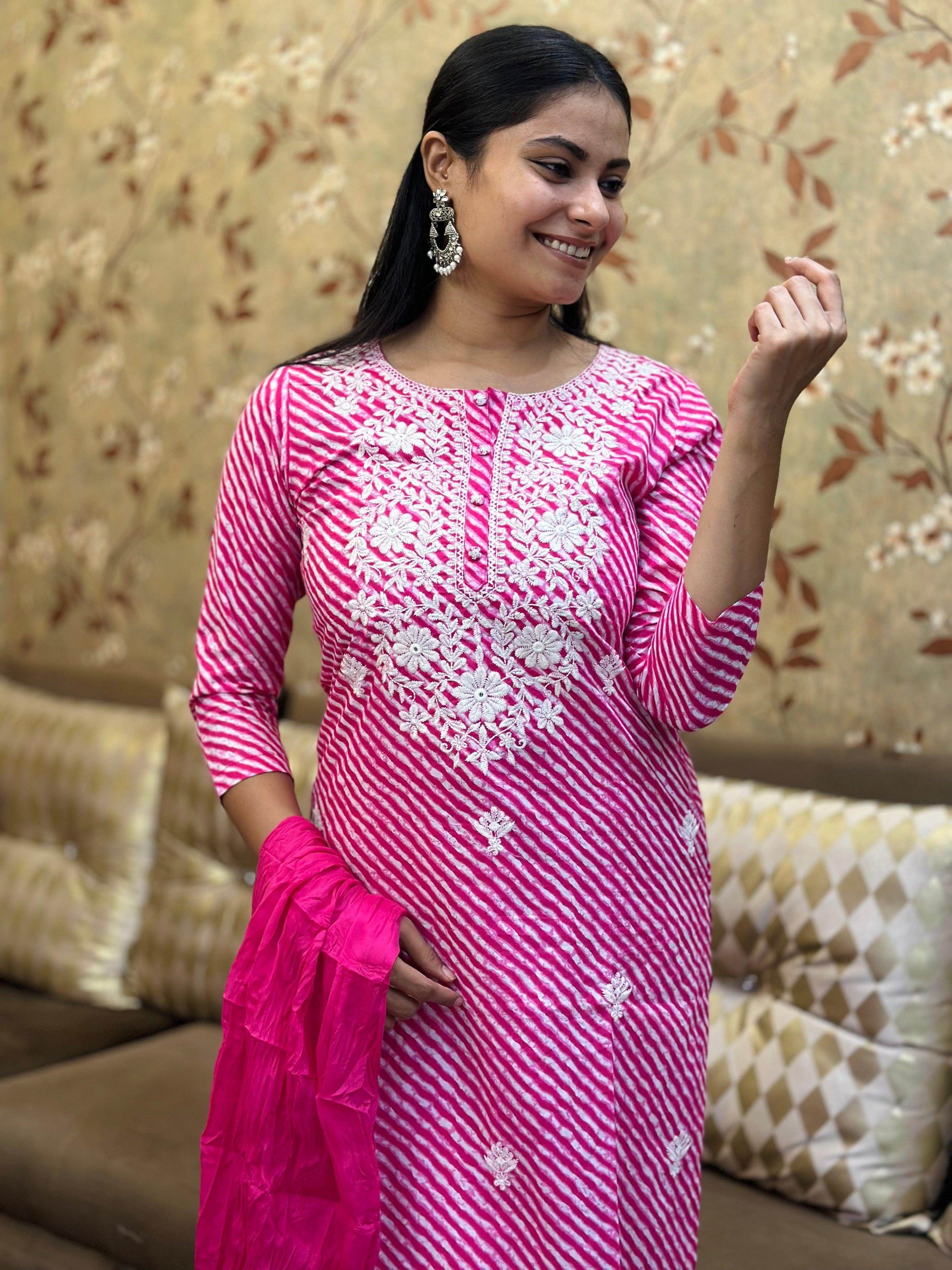 Premium Cotton Suit For Women PNKL - Vijay Laxmi