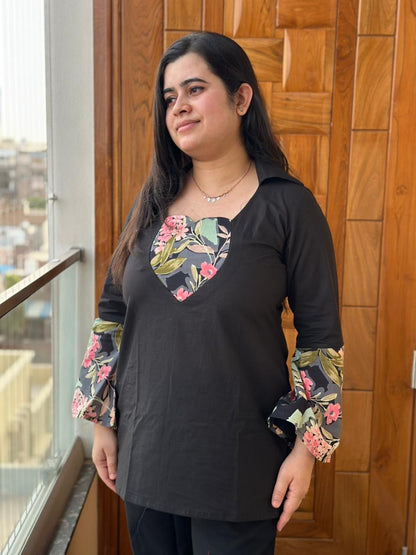 Chandani short kurti floral