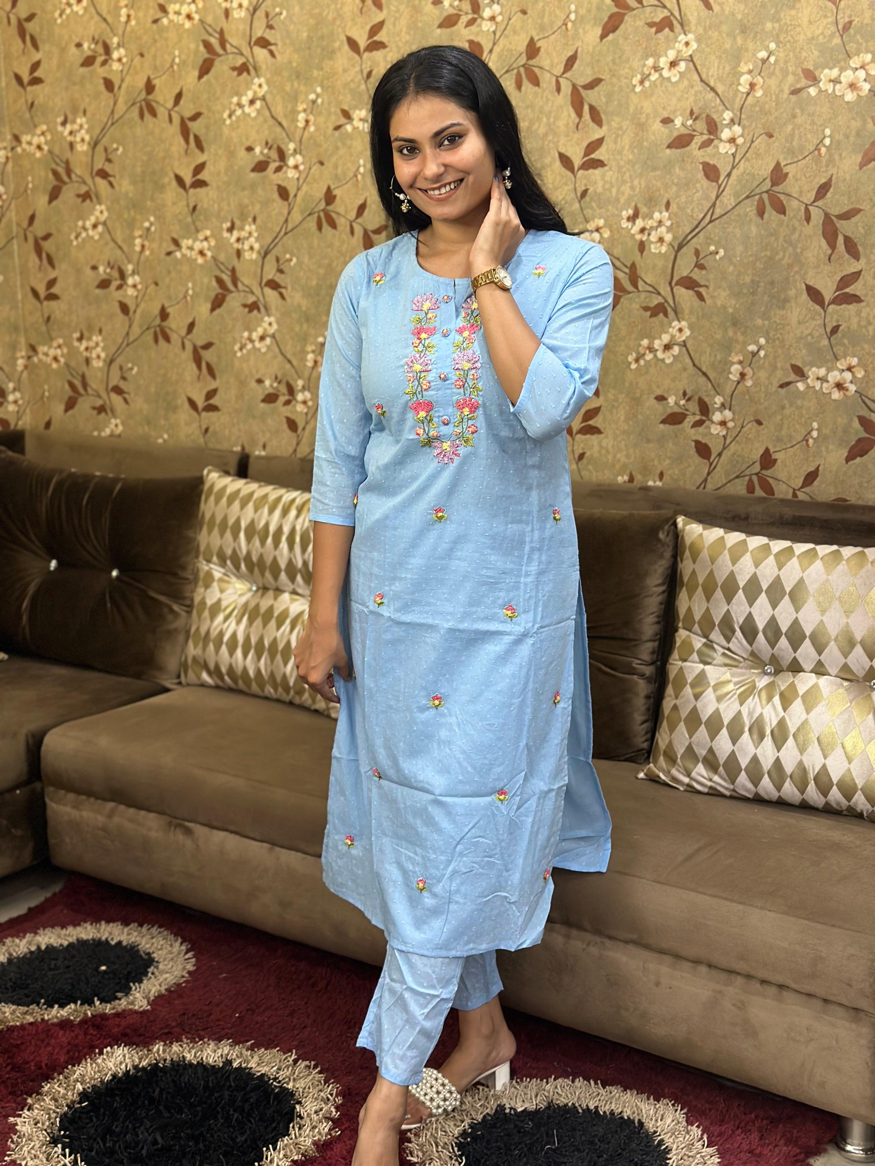 Premium Cotton Kurta Set For Women