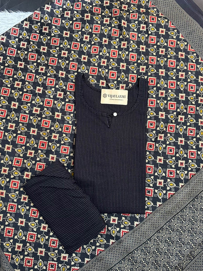 Kantha cotton suit - Vijay Laxmi