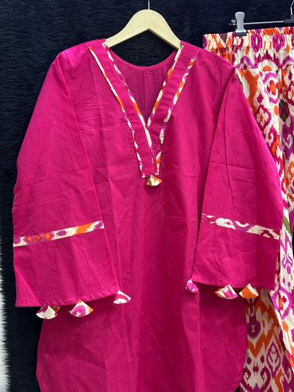 Jasmine Farshi Salwar Suit Pink