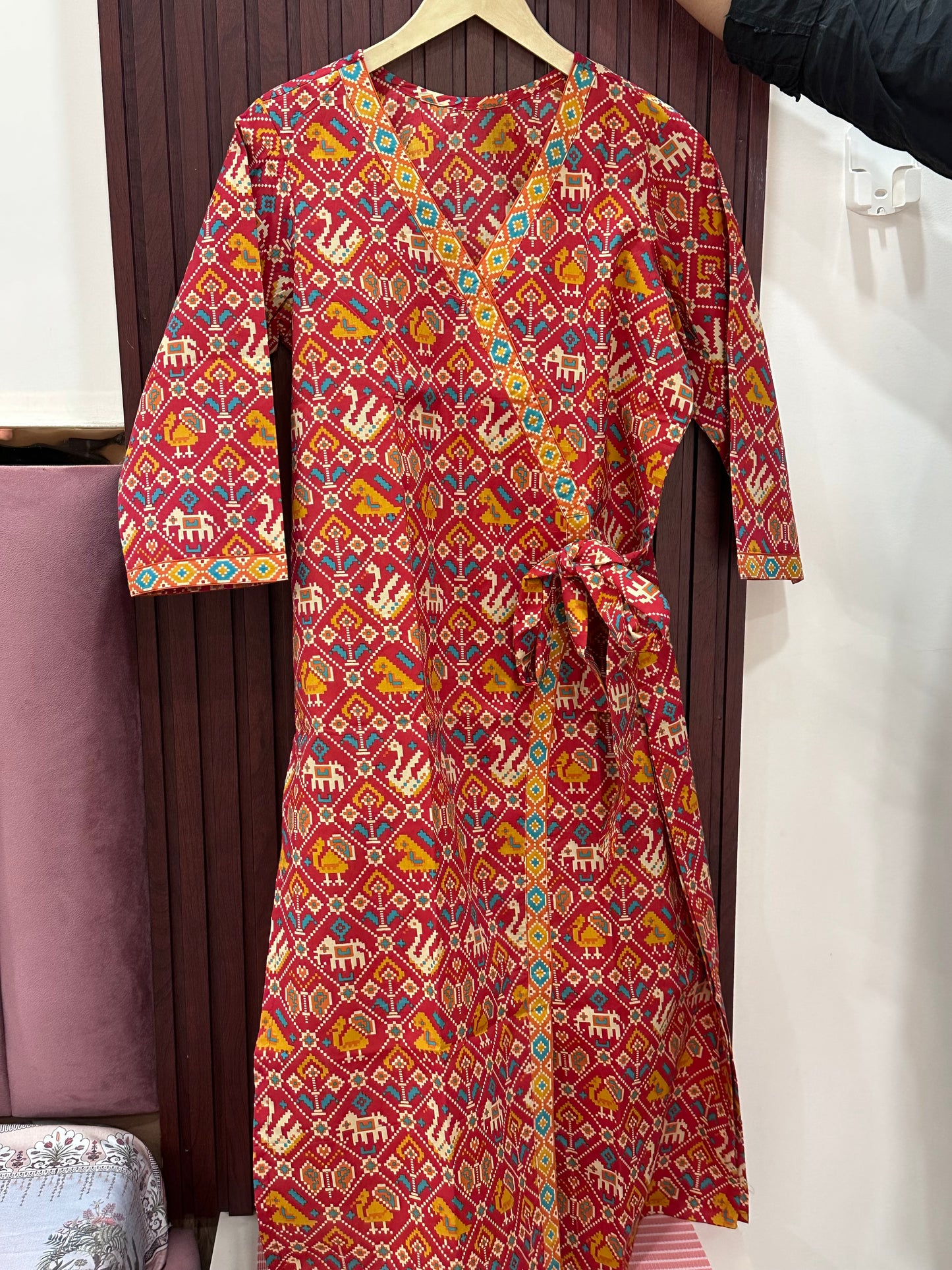 Ada pure cotton patola print kurti for women