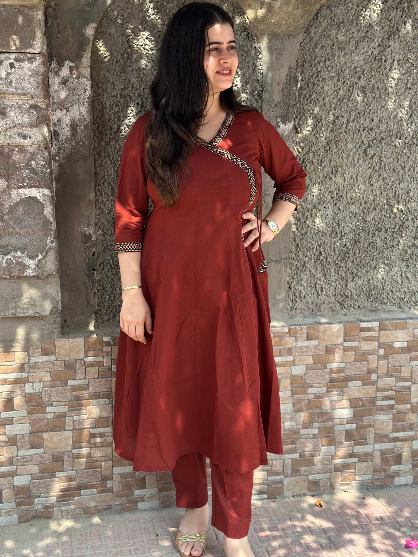 Comfortable Anarkali Cotton Kurti with lining