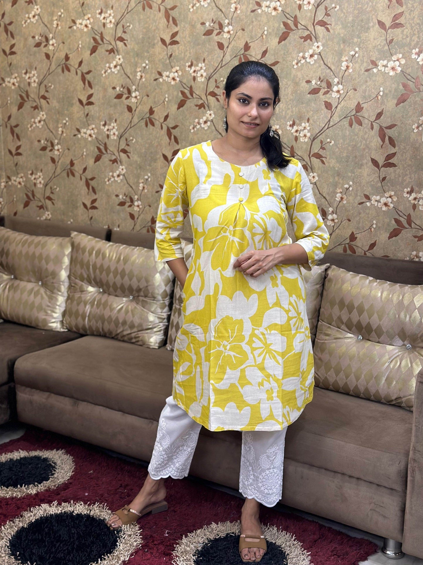 Cotton Kurti For Women - Vijay Laxmi