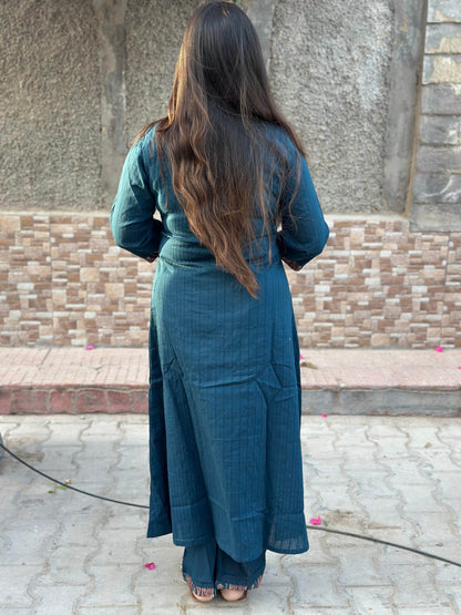 Ajrakh Cotton kurta Set - Vijay Laxmi