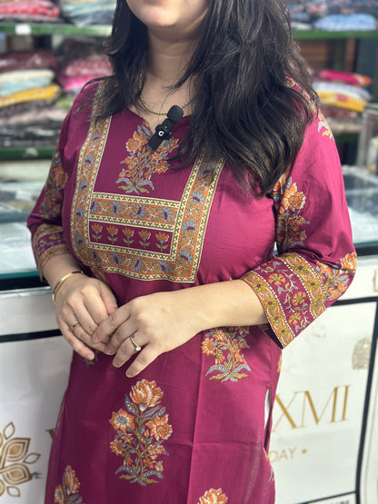 Rangrez pure cotton kurti for women