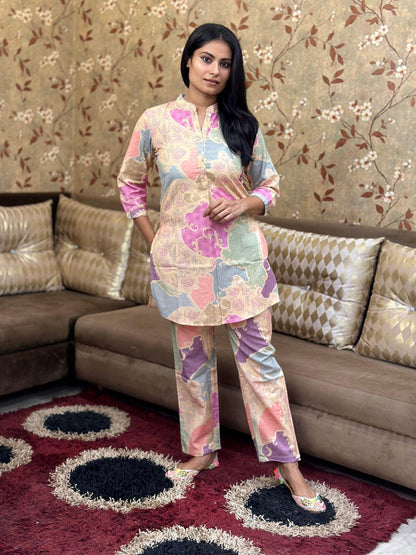 Premium Cotton Cord Sets For Women - Vijay Laxmi